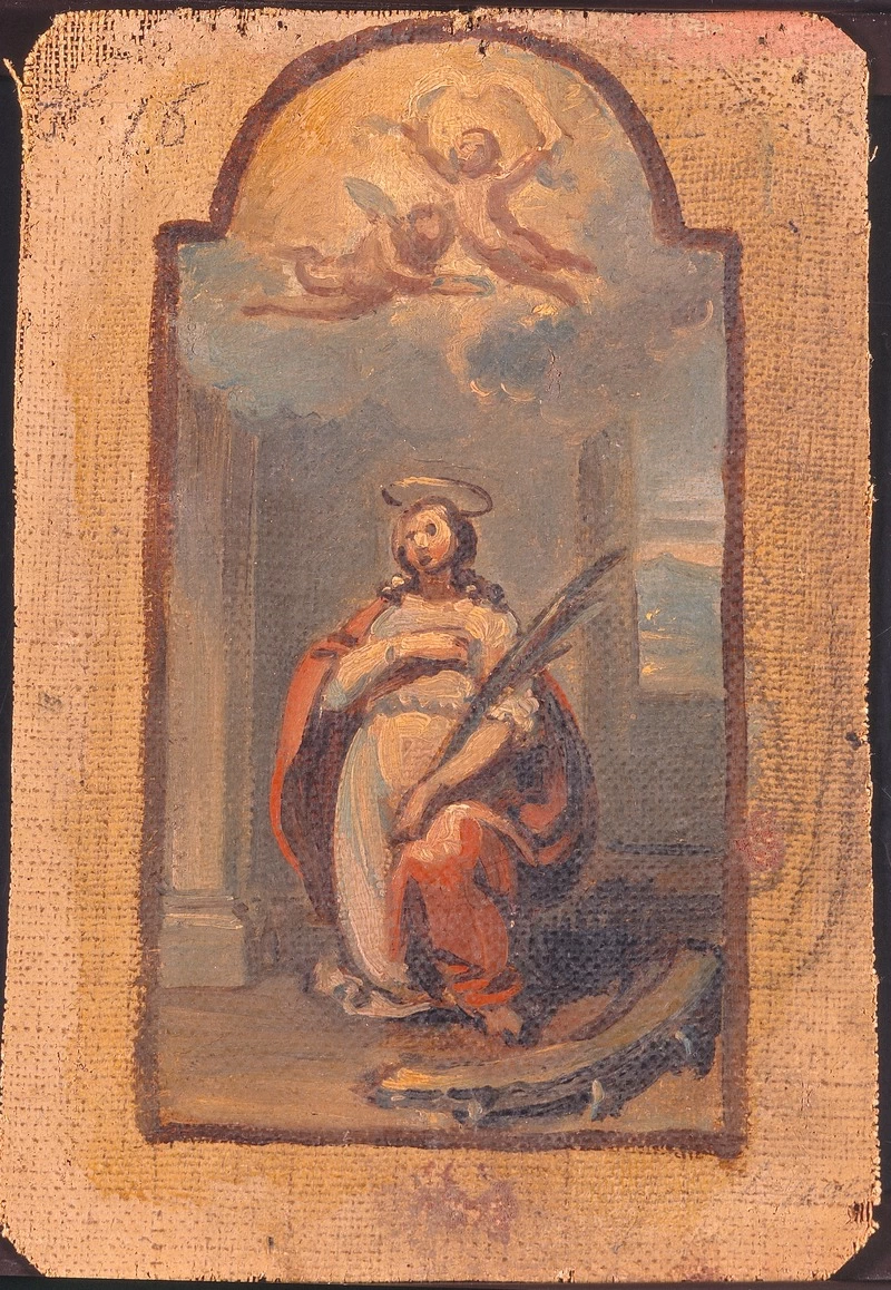 Santa Caterina d'Alessandria - bozzetto, Museo d'arte moderna e contemporanea di Trento e Rovereto